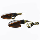 2 PCS Mini Indicator Warning Light Motorcycle 2W - Yellow