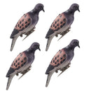 4PCS Hunting Dove Decoys Pigeon Bird Decoy for Hunting Garden Decorative