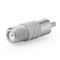 2pcs RCA Male Plug to F Female Coax Jack Adapter Connector Cable Coupler #gib