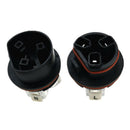 IP67 Waterproof Electrical Cable Wire 2 Pin Connector Outdoor Plug Socket UAH