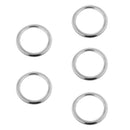10 Pack Welded Ring Stainless Steel O Round Rings Circle Craft Webbing Boat