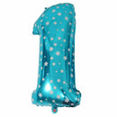 Foil Balloon Number Balloon Latex Balloon Blue Huge Number Balloon Baby Sho Q8F7