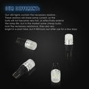 10 Pcs Ice Blue 12V 6500K Car Led Bulb T10 168 5730 Ip67 Wedge Side Light B D5F6