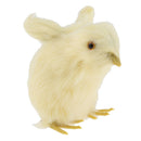 Set of 3 Mini Chicken Ornament Home Garden DIY Micro Landscape Ornament, Yellow