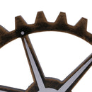 2PCS Retro Wall Hanging Decorative Wooden Gear Home Decor Collectible 29CM 12cm