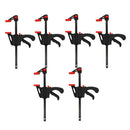 6 X Durable 4'' Adjustable Wood Bar Clamp  Clamps Carpentry Tools