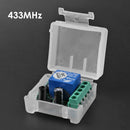 DC 12V 1 CH 433MHz Relay Switch Receiver Module for Garage Door LED Light A