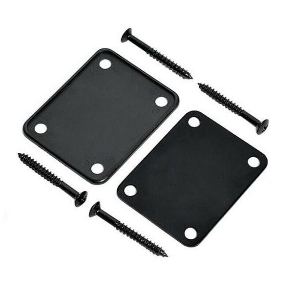 1 Set Electric Guitar Neck Plate with Screws for Strat Tele Guitar Precisio V6Z5