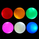 6pcs Durable Flexible Night Light-Up LED Golf Balls Standard Balls