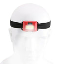 Cob Led Mini head light lamp Headlight 3 Modes Rainproof Head Torch Flashli M3N7