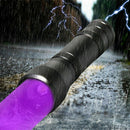 3.7V LED UV Flashlight Zoomable Lantern UV Torch Outdoor Lighting 5 Modes