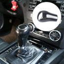 Fit For Mercedes Benz C E CLASS Black Wood Grain Look Gear Shift Knob Cover Trim