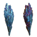 Quartz Crystal Rainbow Titanium Cluster VUG Mineral Healing F1K9 Specimen T N5D0