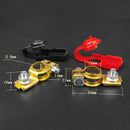 2* Adjustable Battery Terminal Clamp Clips Negative Positive for Auto Car Truck