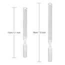 4 Sides Stainless Steel Nail File Manicure Nail Tools, 2 Size