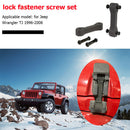 For Jeep Wrangler TJ 1996-2006  Bonnet Hood Latch Catch Lock Upgrade Kit