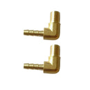 2x1/8 Inch NPT Male Threads X 6mm Inch Barb Elbow Fuel Hose Barb Fitting