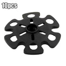 10Pcs Trekking Pole Snow Baskets Removable Mud Stick Accessory for Hiking Poles