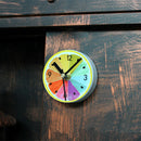 Unique Lemon Pattern Kitchen Refrigerator Fridge Magnet Portable Wall Clock