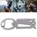 11 In 1 Multi-Function EDC Tool Card Creative Bottle Opener KeychainJR