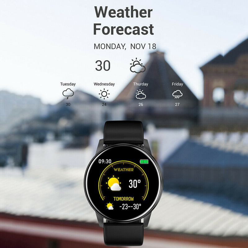 1.3 inch Touch Smart Bracelet Heart Rate Blood Pressure Fitness Sport Watch A