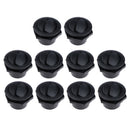 10Pcs New Black RV Marine Yacht RV Round Air Vent Grill