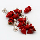 10 Sets Alloy Bullet Rivet Studs Punk Spike Leather Bag Clothes Decoration