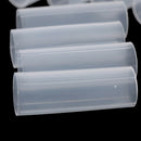 8Pcs 6cm Plastic 18650 Battery Holder Tube For Flashlight Torch Lamp Light BX