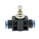 2PCS 10mm 12mm Pneumatic Restrictor Connector Valve Push in Type