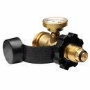 Propane Tank Cylinder Adapter Coupler BBQ Gas Pressure Regulator Gauge Tool