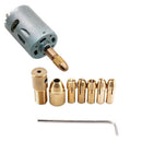 0.5-3mm Small Electric Copper Drill Bit Collet Micro Board Wood Twist Chu ZDZ