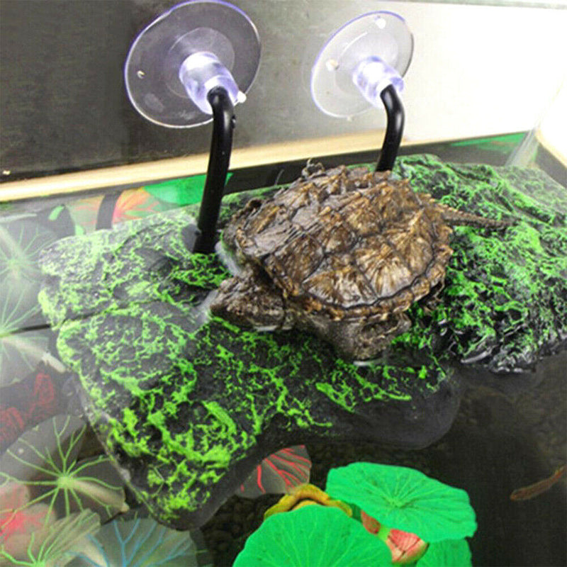 Aquarium Tank Floating Sucking Disc Turtle Dock Basking Terrace Island Platform