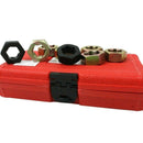 8Pc Axle Spindle Fractional & Metric Rethreading Set Rethreader Die Threadi