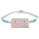 New spring solid color tansparent belt women fashion tide all-match Persona