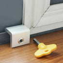 1PC Home Steel Door Wndow Track Limiter Sliding Window Security Anti-theft Lock
