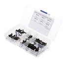 120Pcs M3 Assorted Carbon Steel Head Hex Socket Screws Assortment Kit
