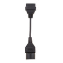 17 Pin OBD1 Male To OBD 2 II 16 Pin Female Socket