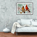 5D DIY Full Round Drill Diamond Painting Bird Cross Stitch for Gift (B1028) A