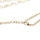 Women Bridal Wedding Boho Beaded Crown Head Chain Headband Hair Piece Hairband