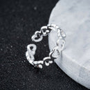 Elegant Heart Ring Open Rings Wedding Jewelry For Women-It Can Be adjustabl