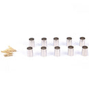 10 Sets 3-Piece BNC Male RG58 Plug Crimp Connectors  OZ