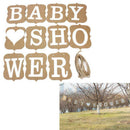 Baby Shower Photo Booth Props Party Decoration Bunting Garland Banner  BHZ