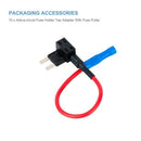 Car Fuse,Car Blade Fuse Tap Holder take Electricity Device 10 Pack (Small)