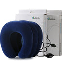 Inflatable Travel Pillow Air Cushion Neck Rest U Shaped Compact Plane Flight