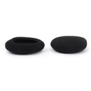 5 Pairs 40mm Replacement Foam Cushion Headphone Cover - Black C4V4