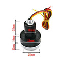 2x Motorcycle Turn Signal LED Light Indicator Blinker Bar End Top