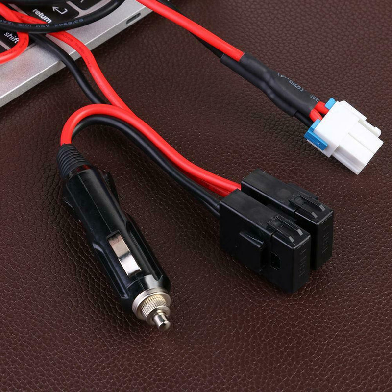 1.5m 30A 4Pin Short Wave Car Charger Power Cable for ICOM IC-7000 IC-7600