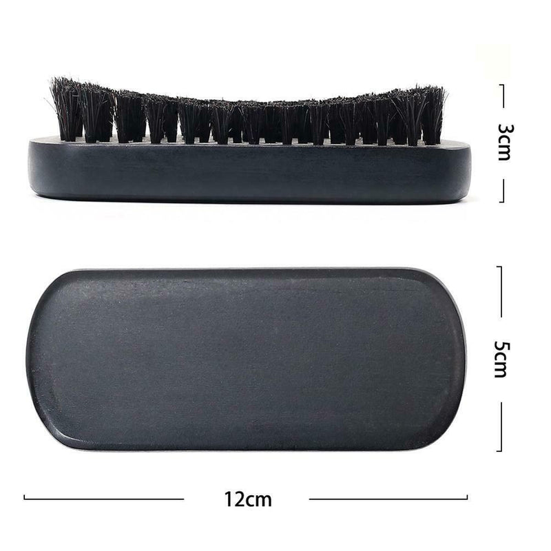Men Beard Brush Natural Bristle Shaving Comb Face Massage Mustache Brush A