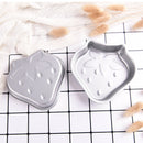 2x Crafting Metal Bath Bomb Mold Cake Fizzy Strawberry Shape DIY Metal Mold BX