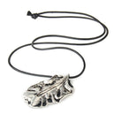 Fashion Jewelry Large Leaf Design Pendant Necklace Long Chain Women Charm